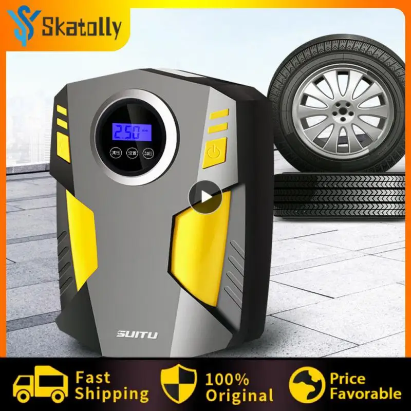 Night Lighting Function Universal Led Lamp Tire Compression Pump Multifunctional Automobile Air Compressor Portable Dc12v
Night Lighting Function Universal Led Lamp Tire Compression Pump Multifunctional Automobile Air Compressor Portable Dc12v