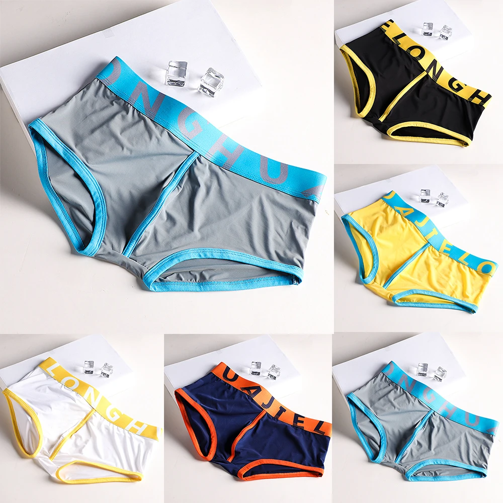 Men Pouch Boxer Ice Silk Homme Boxers Hombre Ultra-thin Summer Breathable Soft Solid Panties Underwear Trunks Swim Shorts
Men Pouch Boxer Ice Silk Homme Boxers Hombre Ultra-thin Summer Breathable Soft Solid Panties Underwear Trunks Swim Shorts