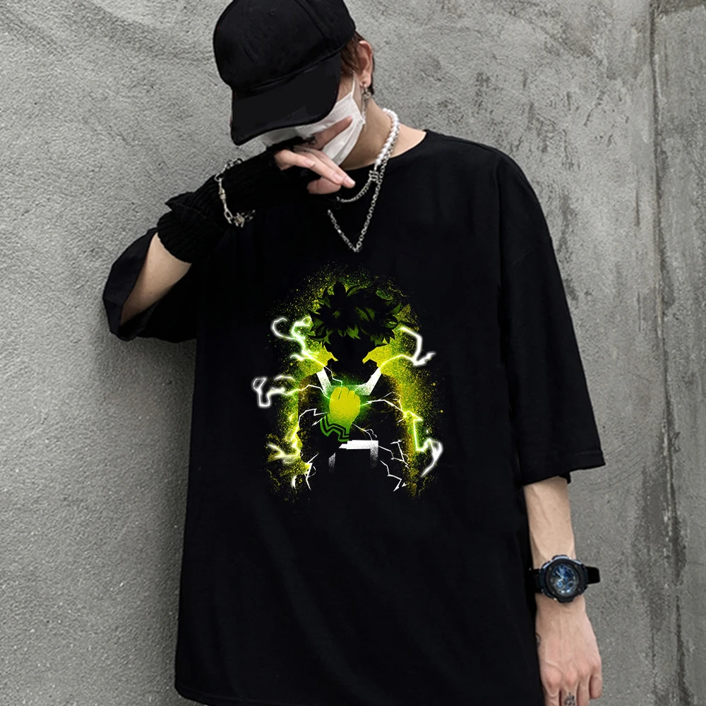 My Hero Academia Anime T-shirt 2022 Fashion Men Clothing Short Sleeves Tee Cool Top Unisex Teen Hero Midoria Flash Anime T-shirt
My Hero Academia Anime T-shirt 2022 Fashion Men Clothing Short Sleeves Tee Cool Top Unisex Teen Hero Midoria Flash Anime T-shirt