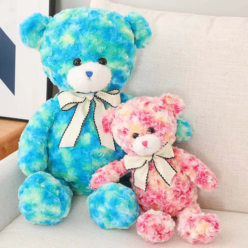 Lovely Colorful Teddy Bear Plush Soft stuffed toy with Bow Bear Kawaii Plush Toys for Girlfriend Christmas Valentine's Gift
Lovely Colorful Teddy Bear Plush Soft stuffed toy with Bow Bear Kawaii Plush Toys for Girlfriend Christmas Valentine's Gift
