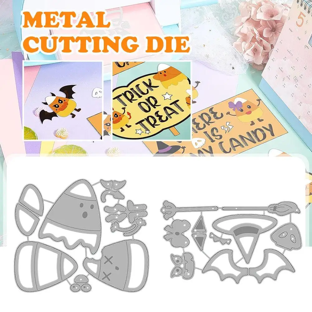 Halloween Metal Cutting Die Bat Ghost Witch Candy Holder Cutting Die For DIY Scrapbooking Halloween Candy Party Making Gift Die
Halloween Metal Cutting Die Bat Ghost Witch Candy Holder Cutting Die For DIY Scrapbooking Halloween Candy Party Making Gift Die