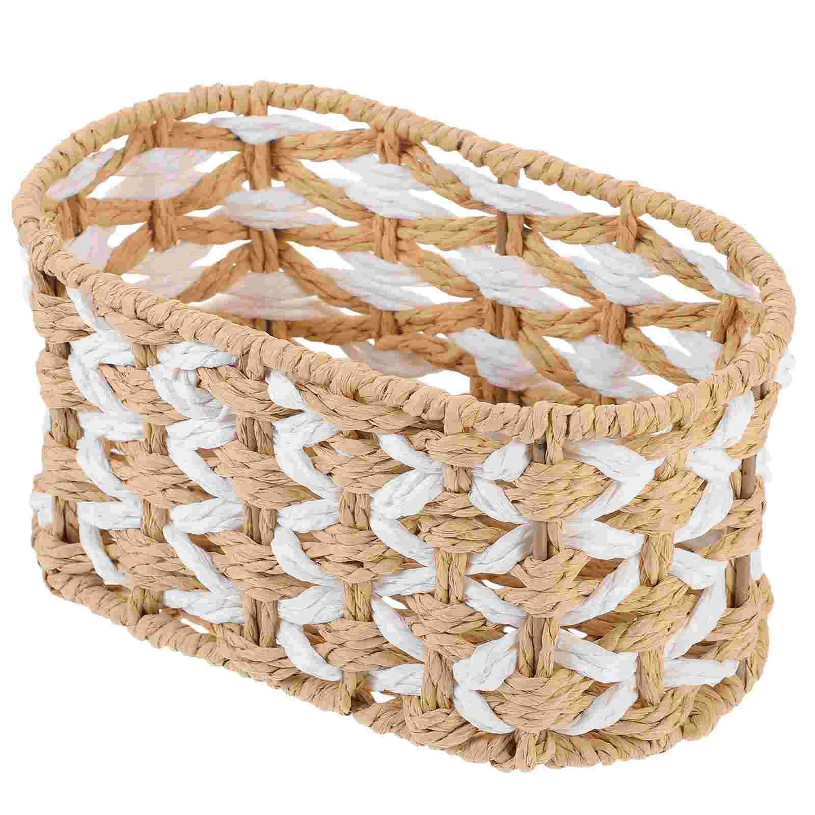 Storage Basket Crate Bin Home Organizer Bedroom Woven Iron Desktop Baskets Organizing
Storage Basket Crate Bin Home Organizer Bedroom Woven Iron Desktop Baskets Organizing
