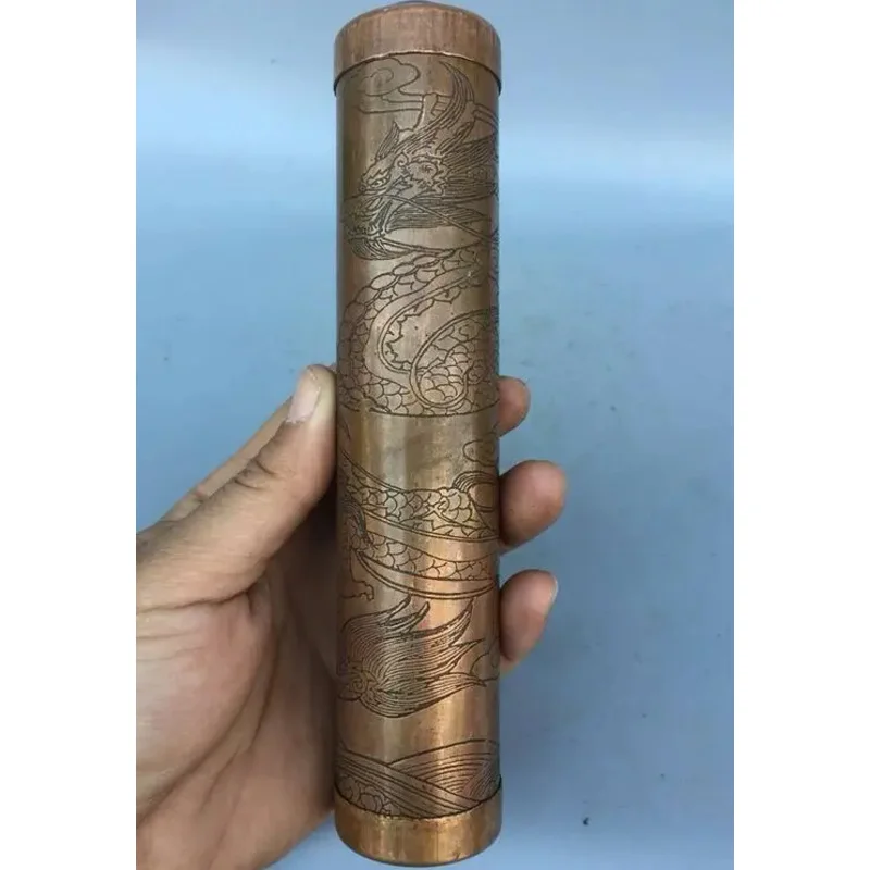 China's Old Beijing old goods coppre two dragon play beads painting kaleidoscope
China's Old Beijing old goods coppre two dragon play beads painting kaleidoscope