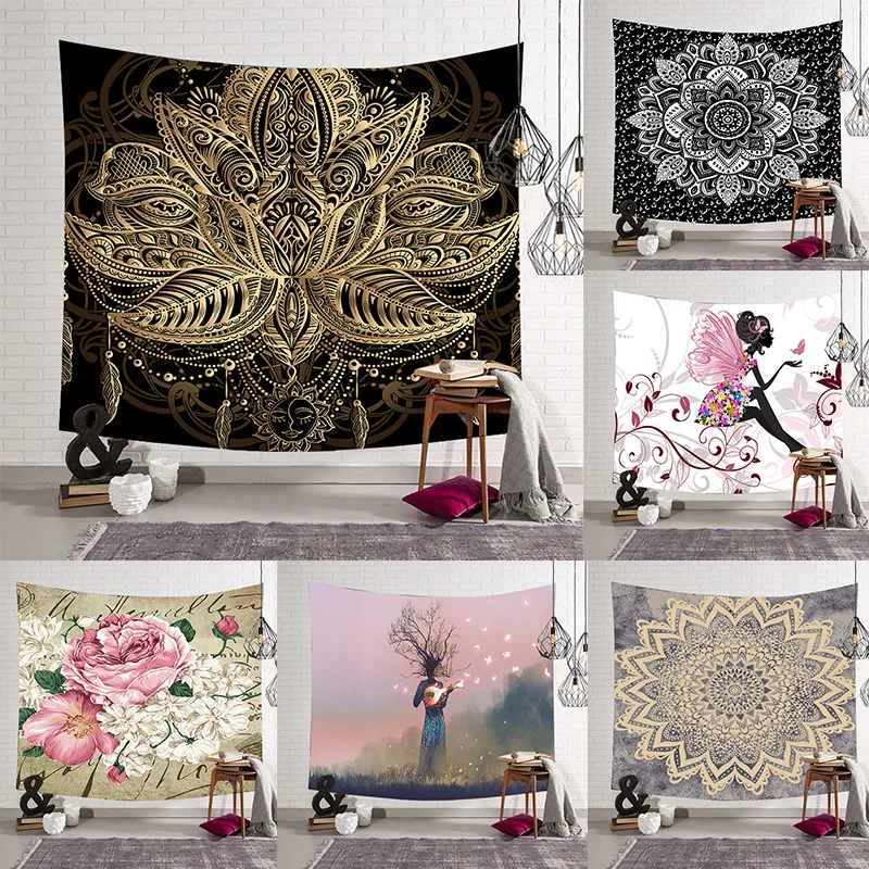 New tapestry wall hanging Mandola abstraction room decor aesthetic elegant home decoration accessories 100% Polyester dossal
New tapestry wall hanging Mandola abstraction room decor aesthetic elegant home decoration accessories 100% Polyester dossal