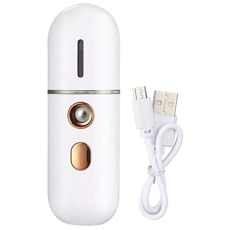 Portable Facial Steamer, Mini USB Facial Humidifier, Nano Facial Sprayer, Handy Face Steamer Mist Spray Machine
Portable Facial Steamer, Mini USB Facial Humidifier, Nano Facial Sprayer, Handy Face Steamer Mist Spray Machine