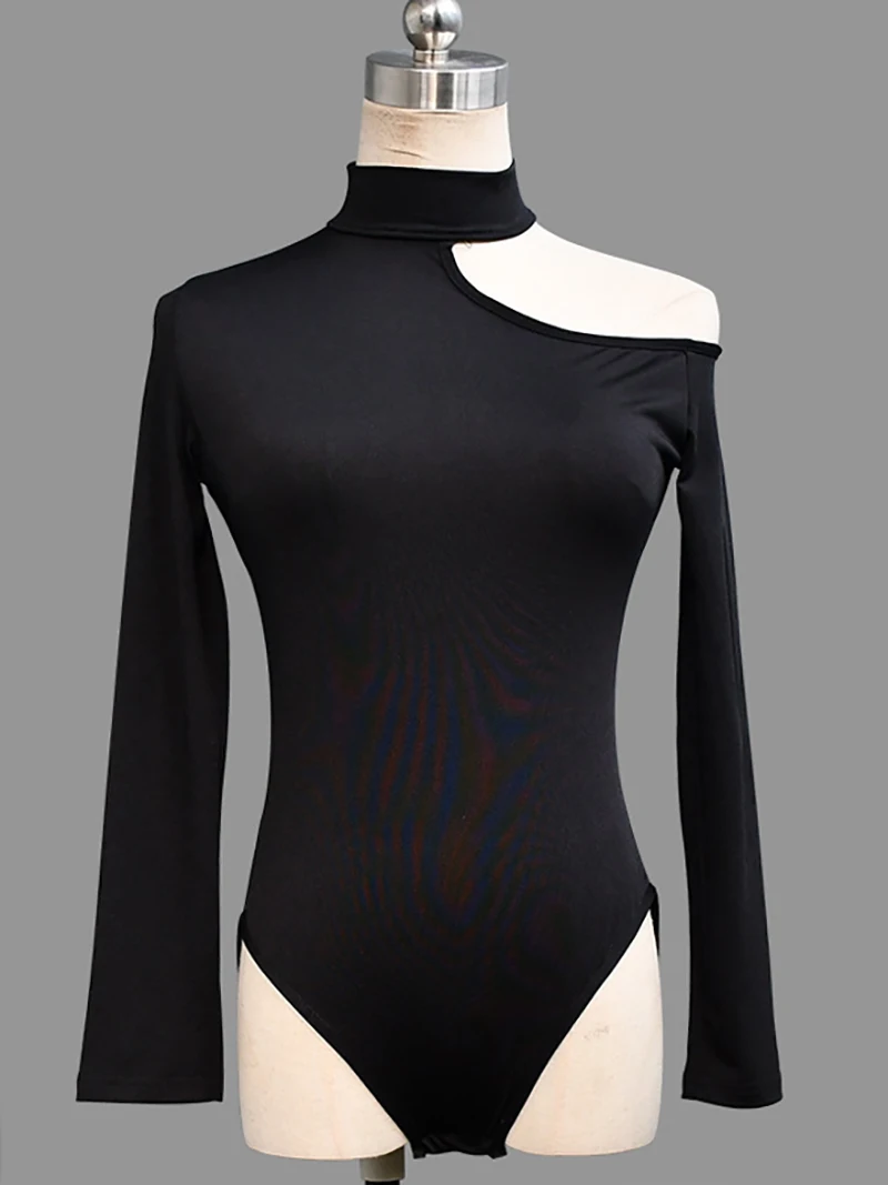 Women Latin Dance Bodysuit Chacha Ballroom Rumba Samba Cutout Shoulder Dancewear Adult Training Stage Performance Costumes
Women Latin Dance Bodysuit Chacha Ballroom Rumba Samba Cutout Shoulder Dancewear Adult Training Stage Performance Costumes