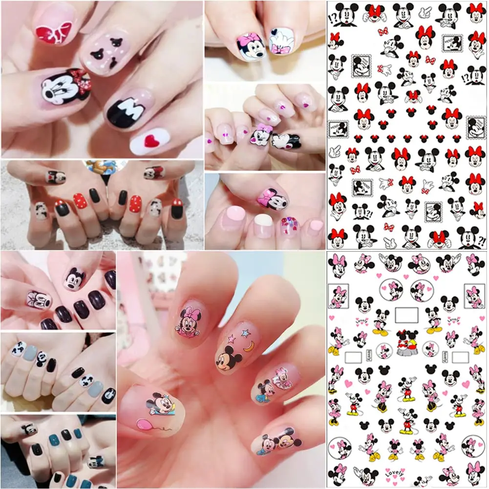 5/10/12/24PCS Sheets Nail Art Stickers Decal Cartoon 3D Self Adhesive Nail stickers Mickey Mouse And Minnie Mouse Nail Sticker
5/10/12/24PCS Sheets Nail Art Stickers Decal Cartoon 3D Self Adhesive Nail stickers Mickey Mouse And Minnie Mouse Nail Sticker