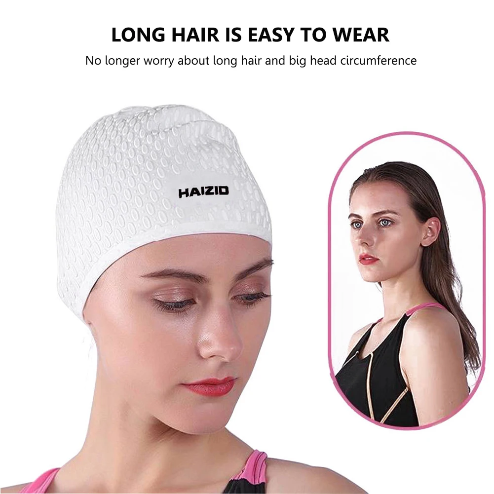 Waterproof Swimming CAPs for Women Men Silicone Elastic Ear Protection Long Hair Sports Swimming Pool Bathing Hat Plus Size
Waterproof Swimming CAPs for Women Men Silicone Elastic Ear Protection Long Hair Sports Swimming Pool Bathing Hat Plus Size