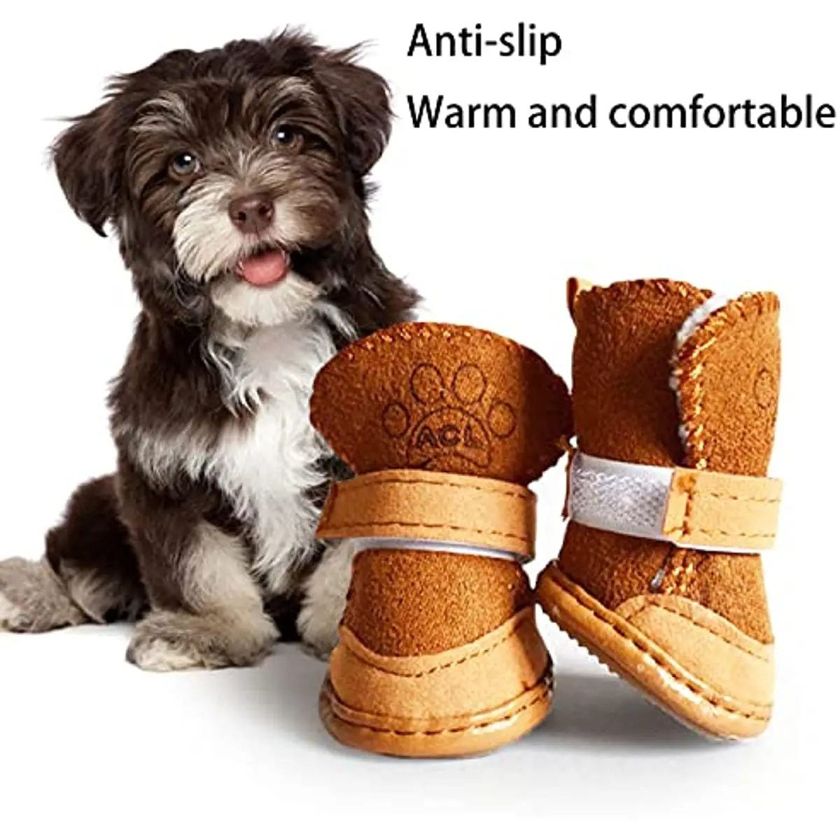 ABQP 4PCS Dog Boots, Dog Shoes for Small Dogs Chihuahua, Anti-Slip Paw Protectors for Snow Winter
ABQP 4PCS Dog Boots, Dog Shoes for Small Dogs Chihuahua, Anti-Slip Paw Protectors for Snow Winter