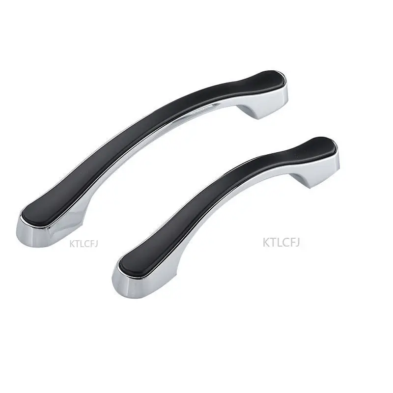 

Kitchen Drawer Pull Cupboard Cabinet Hardware Mirror Wardrobe Closet Handle Zinc Aolly Silver Black Modern Toolbox Knob