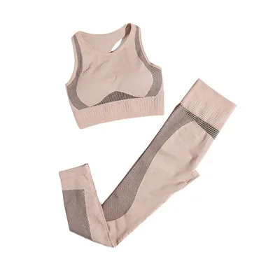 Two-Piece Set Women Seamless Nude Sexy Sports Gathering Breathable Bra Female High Waist Hip-lifting Tight-fitting Workout Pants
Two-Piece Set Women Seamless Nude Sexy Sports Gathering Breathable Bra Female High Waist Hip-lifting Tight-fitting Workout Pants