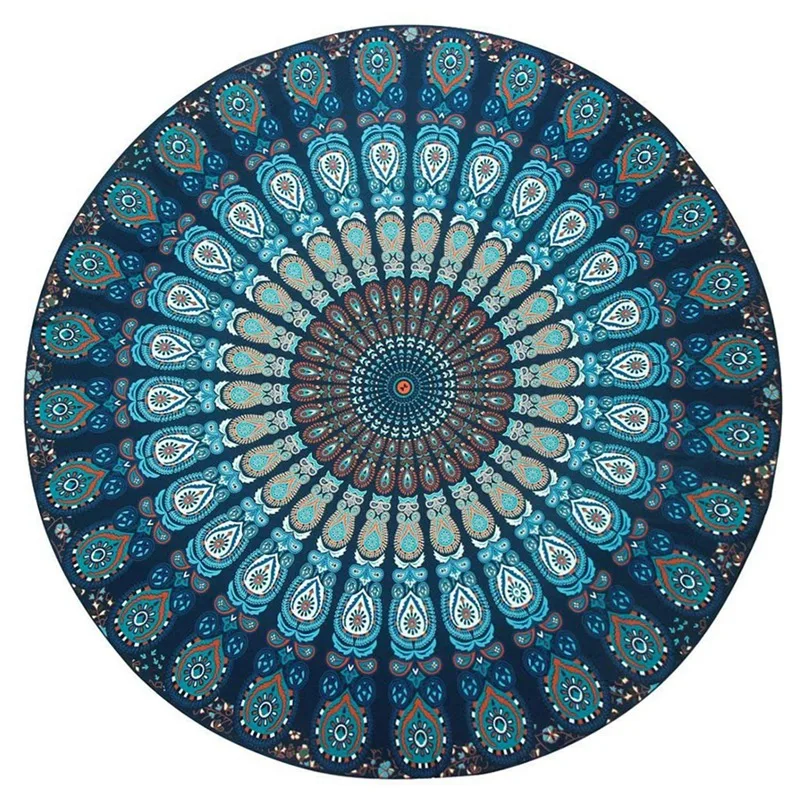 Indian Mandala Hawaii Sunproof Round Beach Throw Tapestry Hippy Boho Gypsy Tablecloth Beach Shawl 60 Inches
Indian Mandala Hawaii Sunproof Round Beach Throw Tapestry Hippy Boho Gypsy Tablecloth Beach Shawl 60 Inches