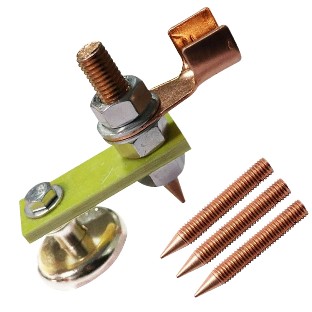 4Pcs/set Welding Magnet Support Pure Red Copper Wire Tail With Grounding Screw For Metal Poles Struts Railings Welding Table
4Pcs/set Welding Magnet Support Pure Red Copper Wire Tail With Grounding Screw For Metal Poles Struts Railings Welding Table
