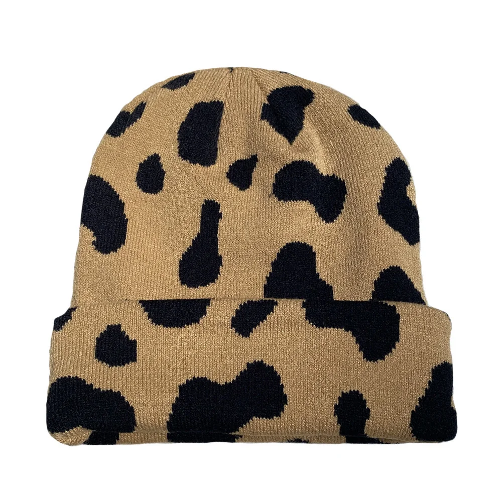 Women Men Winter Hats Leopard Print Cuffed Beanie Thick Knitted Soft Warm Slouchy Skull Ski Cap
Women Men Winter Hats Leopard Print Cuffed Beanie Thick Knitted Soft Warm Slouchy Skull Ski Cap
