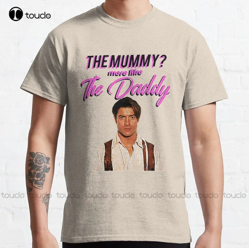 Daddy The Mummy T-Shirt Brendan Fraser Classic T-Shirt Boys T Shirts Cotton Outdoor Simple Vintage Casual Tee Shirts Xs-5Xl New
Daddy The Mummy T-Shirt Brendan Fraser Classic T-Shirt Boys T Shirts Cotton Outdoor Simple Vintage Casual Tee Shirts Xs-5Xl New