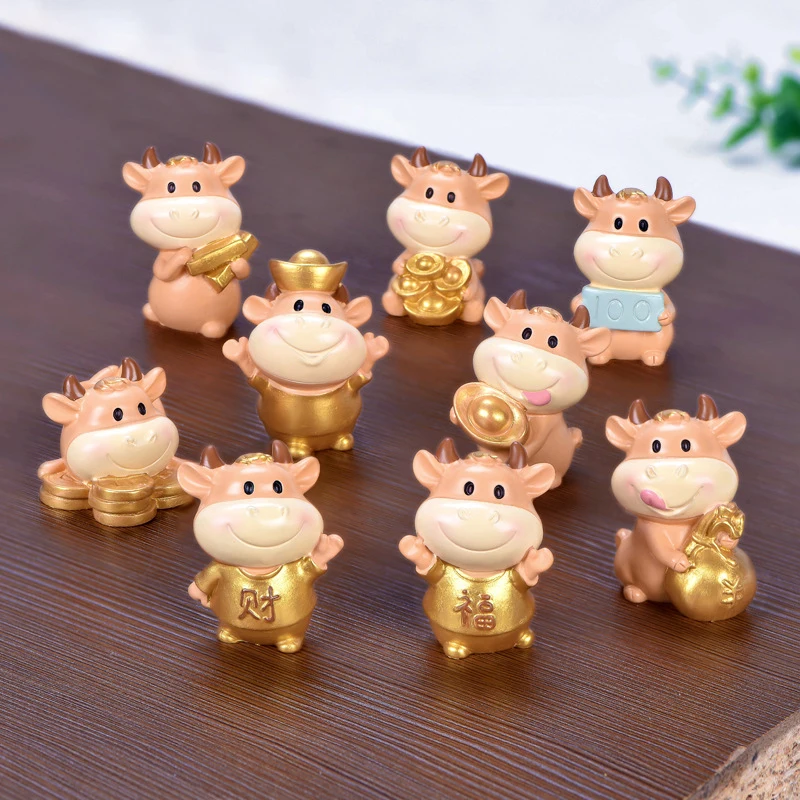 Cute Bull Statue Small Cow Figurines Micro Landscape Miniature Taurus Ornament Animal Model Home Decor Bonsai Desktop Art Craft
Cute Bull Statue Small Cow Figurines Micro Landscape Miniature Taurus Ornament Animal Model Home Decor Bonsai Desktop Art Craft