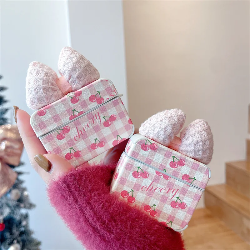 Bow Cherry Lattice 2021 AirPods 3 Case Apple AirPods 2 Case Cover AirPods Pro Case IPhone Earbuds Accessories AirPod Case 
Bow Cherry Lattice 2021 AirPods 3 Case Apple AirPods 2 Case Cover AirPods Pro Case IPhone Earbuds Accessories AirPod Case