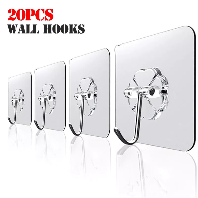 20Pcs Transparent Strong Suction Wall Hooks For Home Kitchen And Bathroom Cup Sucker Hanger Key Holder Storage Hanger Towel Hook
20Pcs Transparent Strong Suction Wall Hooks For Home Kitchen And Bathroom Cup Sucker Hanger Key Holder Storage Hanger Towel Hook