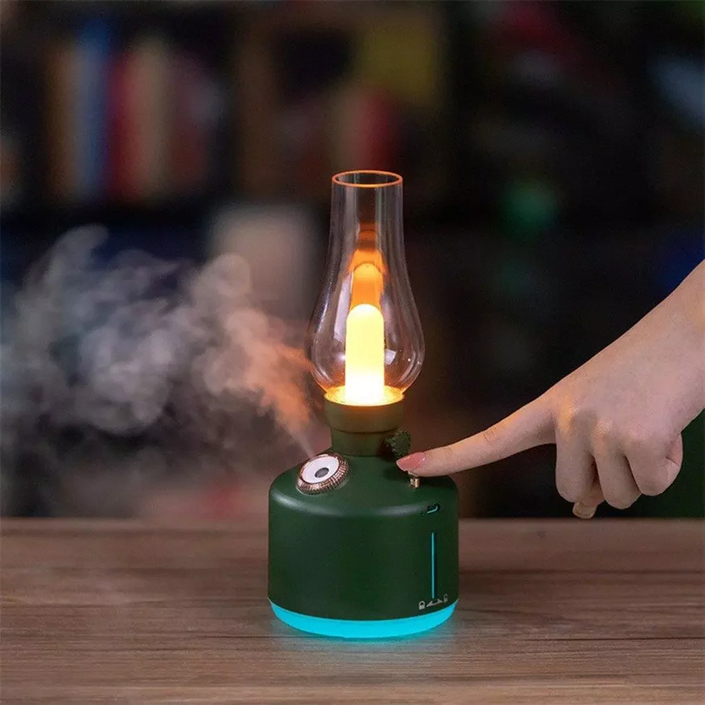 Retro Lamp Air Humidifier Wireless Aroma Diffuser Rechargeable Essential Oil 7Color Lights Cool Mist For Christmas gift
Retro Lamp Air Humidifier Wireless Aroma Diffuser Rechargeable Essential Oil 7Color Lights Cool Mist For Christmas gift