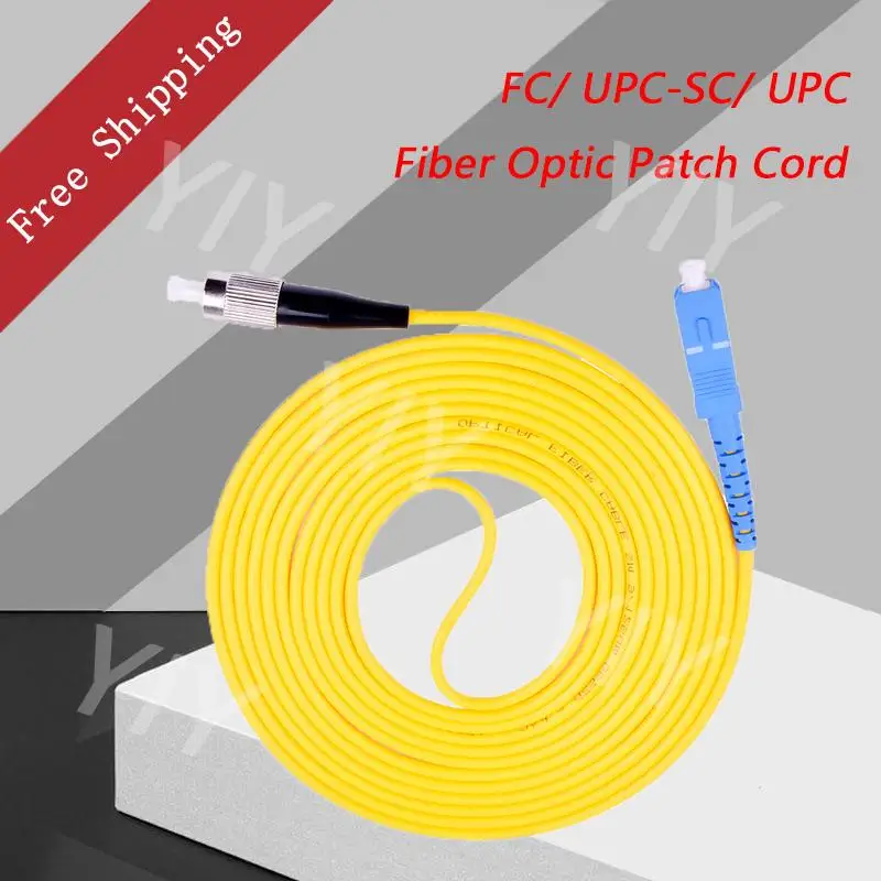 5PCS/Lot FC/ UPC-SC/ UPC Simplex Mode Fiber Optic Patch Cord Cable 3.0mm FTTH Fiber Optic Jumper Cable Free Shipping
5PCS/Lot FC/ UPC-SC/ UPC Simplex Mode Fiber Optic Patch Cord Cable 3.0mm FTTH Fiber Optic Jumper Cable Free Shipping