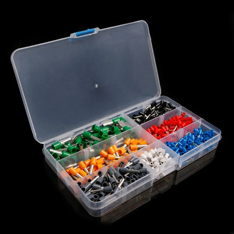 600 Pcs Insulated Cord End Terminal Bootlace Cooper Ferrules Kit Set Wire
600 Pcs Insulated Cord End Terminal Bootlace Cooper Ferrules Kit Set Wire