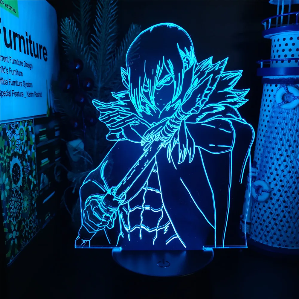 HYOGA DR. STONE 3D Night Light LED Bedroom Lampara Colorful Anime Manga Visual Lamp Kids Lighting Desk Illuminator Xmas Gift
HYOGA DR. STONE 3D Night Light LED Bedroom Lampara Colorful Anime Manga Visual Lamp Kids Lighting Desk Illuminator Xmas Gift