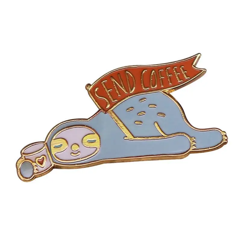 Cute Fashion Slacker Enamel Pin Wrap Clothes Lapel Brooch Fine Badge Fashion Jewelry Friend Gift
Cute Fashion Slacker Enamel Pin Wrap Clothes Lapel Brooch Fine Badge Fashion Jewelry Friend Gift