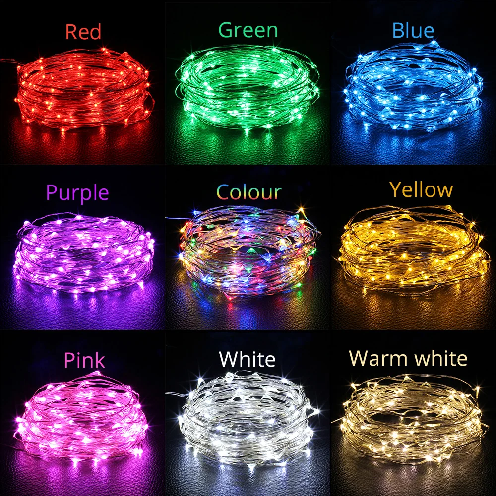 2M 3M 5M 10M LED Lights Chain Copper Wire USB or Battery Powered LED String Light Fairy Light for Christmas Lights Wedding Party
2M 3M 5M 10M LED Lights Chain Copper Wire USB or Battery Powered LED String Light Fairy Light for Christmas Lights Wedding Party