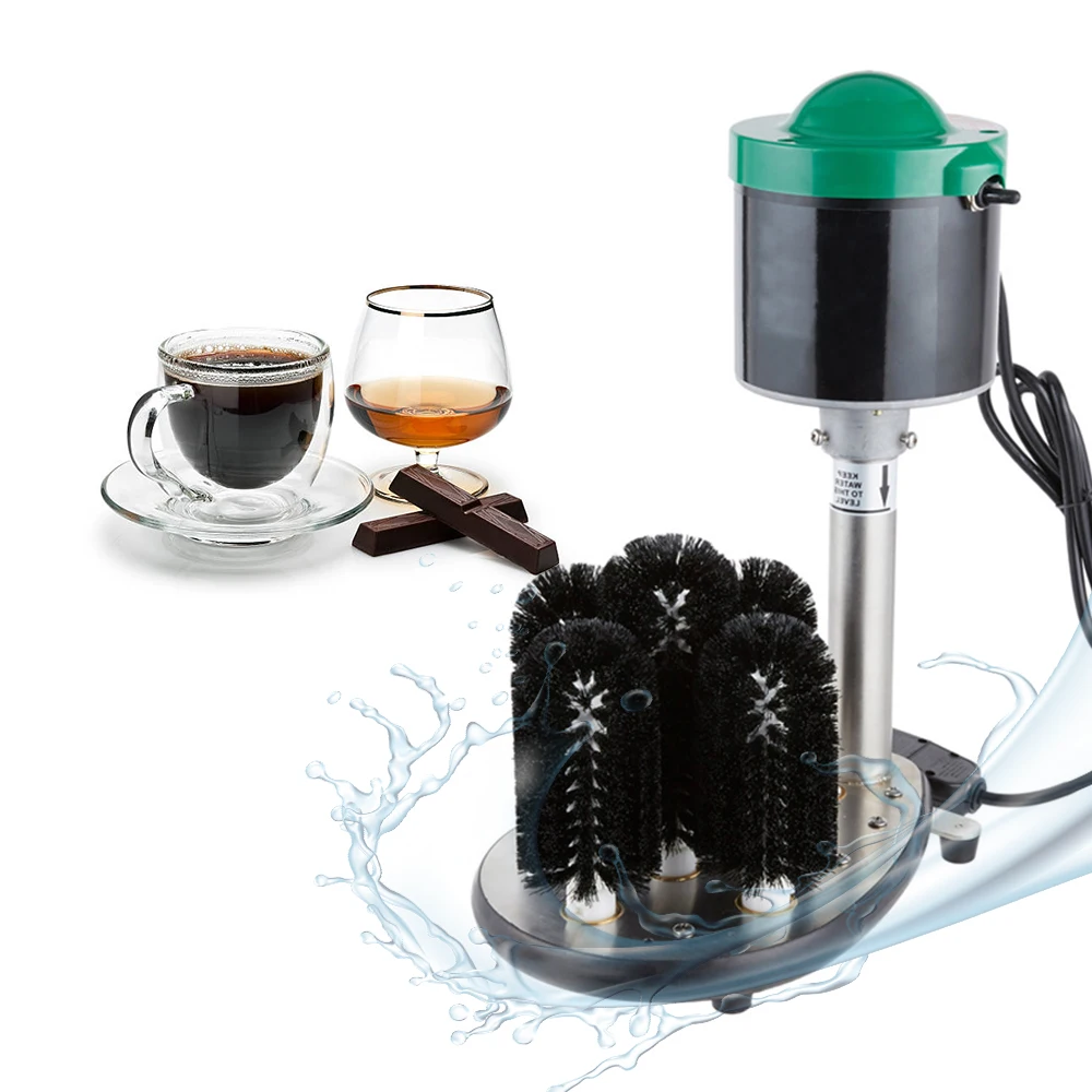 Glass Washing Machine Plastic Bottle Washing Machine With 5 Brush Cleaning Equipment Electric Cup Washer
Glass Washing Machine Plastic Bottle Washing Machine With 5 Brush Cleaning Equipment Electric Cup Washer