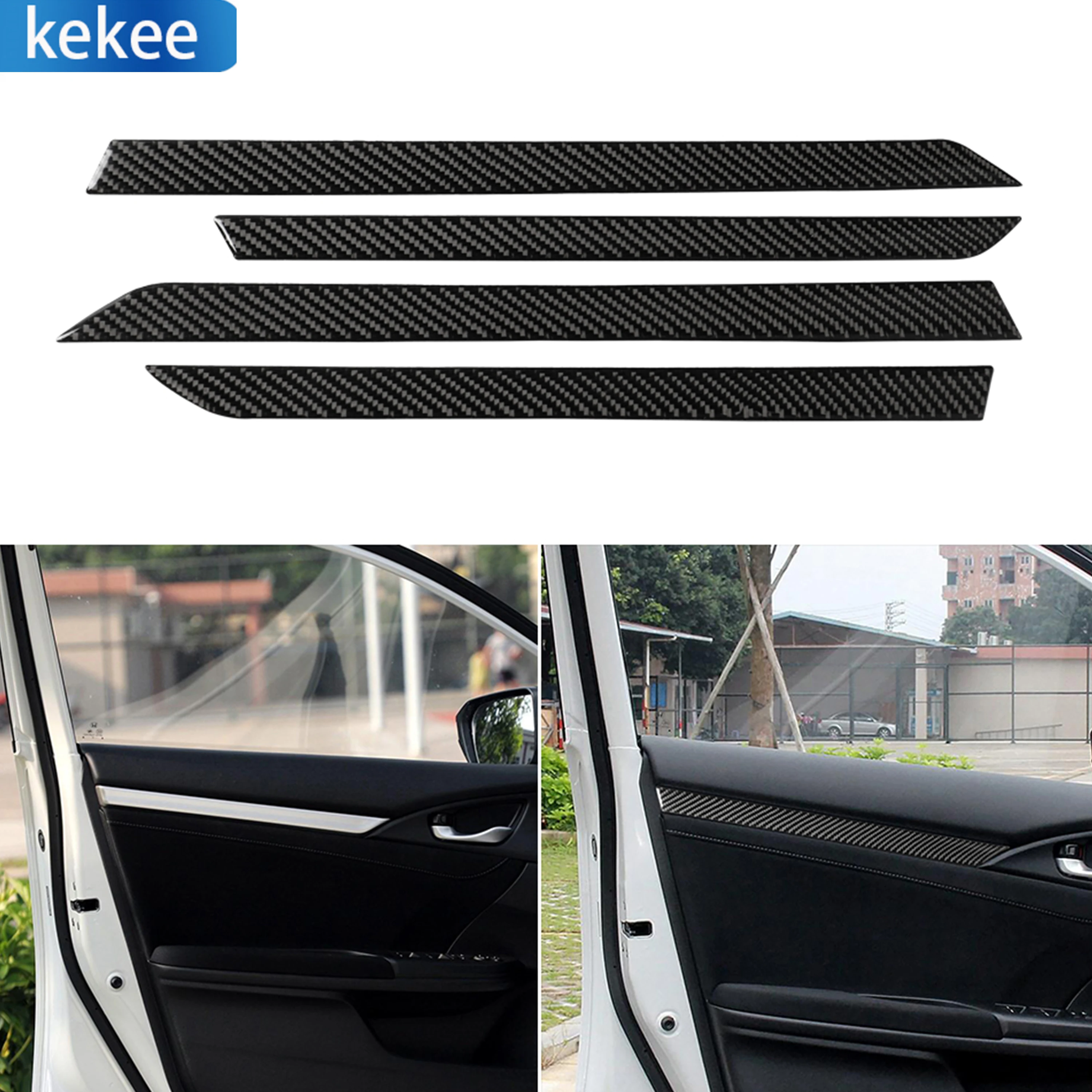 For Honda Civic 10th Gen 2016-2019 Carbon Fiber Interior Door Panel Trim Sticker Window panel Strip Frame Decoration Car Styling
For Honda Civic 10th Gen 2016-2019 Carbon Fiber Interior Door Panel Trim Sticker Window panel Strip Frame Decoration Car Styling