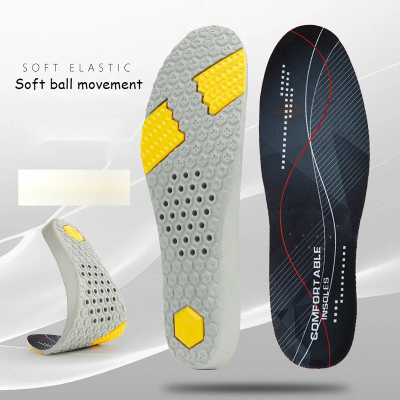 

Freetie Official Store Men Women Sweat Absorption Thickened Sports Insole Absorption Basketball Super Soft Sole Comfortable New