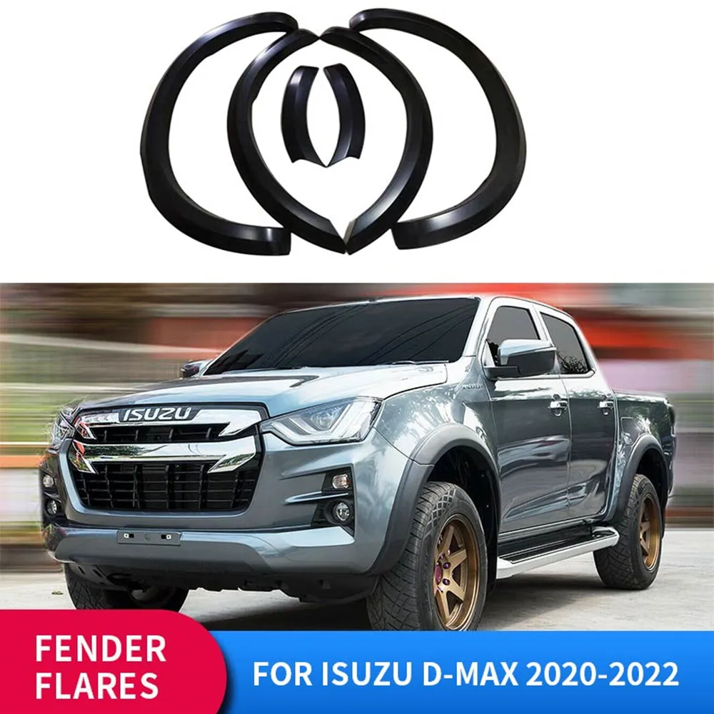 Набор матовых черных тонких вспышек для крыльев для Isuzu D-Max D-max 2020 2021 2022
Набор матовых черных тонких вспышек для крыльев для Isuzu D-Max D-max 2020 2021 2022