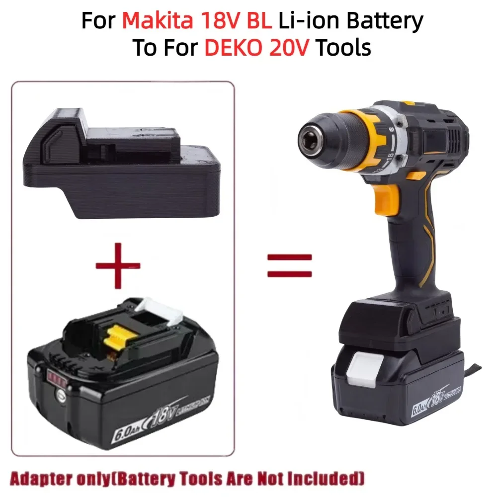 Адаптер Makita 18 В для DEKO 20 В
Адаптер Makita 18 В для DEKO 20 В
