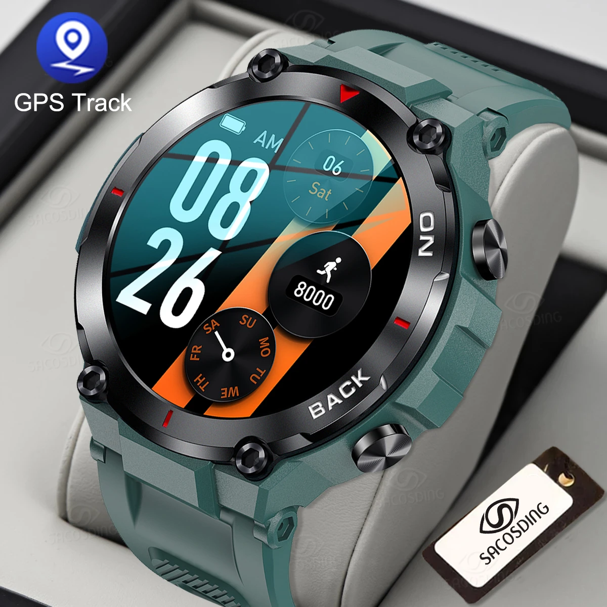 Новинка 2022, мужские Смарт-часы с GPS, аккумулятор 480 мАч, HD-экран, водостойкие IP68, для плавания, военные спортивные Смарт-часы с пульсометром, ок...
Новинка 2022, мужские Смарт-часы с GPS, аккумулятор 480 мАч, HD-экран, водостойкие IP68, для плавания, военные спортивные Смарт-часы с пульсометром, ок...