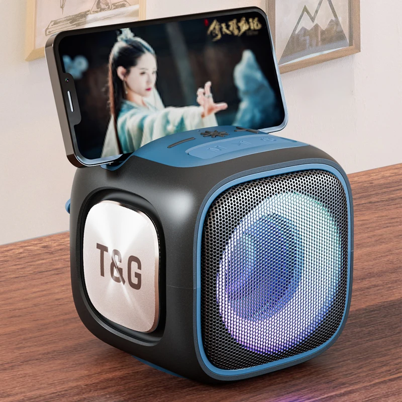

TG359 Portable caixa de som Bluetooth Speaker Outdoor Mini Column FM Radio TF Audio Wireless Subwoofer LED Soundbox Type-c Port