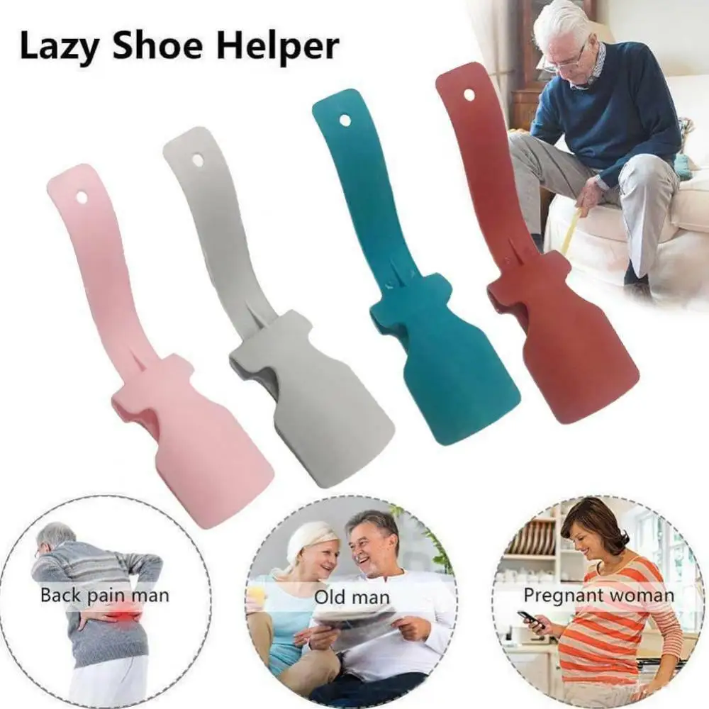 Portable Lazy Shoe Helper Unisex Handled Shoe Horn Easy On And Off Easy Wear Help Old Man Pregnant Or Back Pain People 
Portable Lazy Shoe Helper Unisex Handled Shoe Horn Easy On And Off Easy Wear Help Old Man Pregnant Or Back Pain People