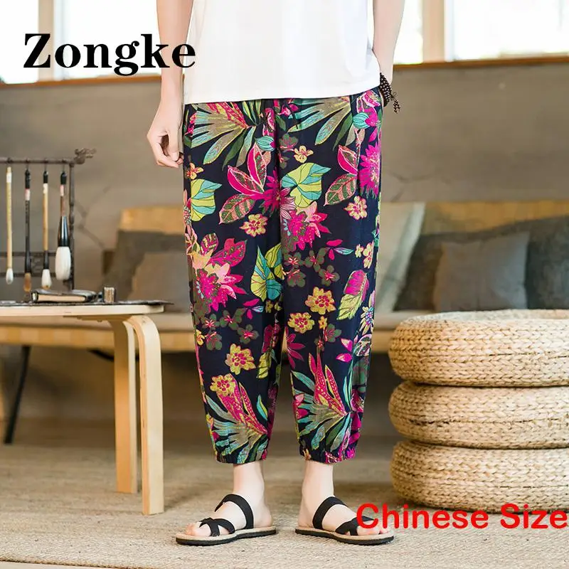 Zongke Floral Printed Ankle-Length Mens Pants for Men's Clothing Male Clothes Streetwear Harajuku Pant Joggers 5XL 2023 Spring
Zongke Floral Printed Ankle-Length Mens Pants for Men's Clothing Male Clothes Streetwear Harajuku Pant Joggers 5XL 2023 Spring