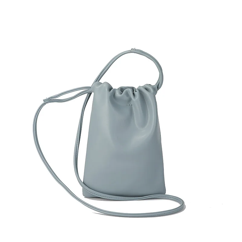 Women Shoulder Crossbody Bucket Bag Fashion Simple Small Ladies Luxury Drawstring Handbag bolsos bandoleras mujeres de verano
Women Shoulder Crossbody Bucket Bag Fashion Simple Small Ladies Luxury Drawstring Handbag bolsos bandoleras mujeres de verano