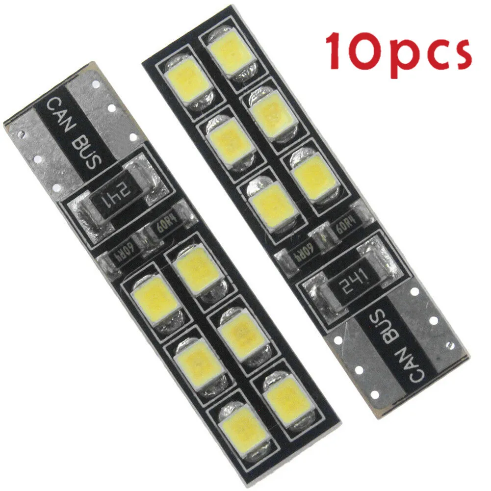 10 * LED Lights Eyelid Light 6000K White DC12V Error Free Eyebrow For Mercedes-Benz T10 W204 C300 C350 Durable
10 * LED Lights Eyelid Light 6000K White DC12V Error Free Eyebrow For Mercedes-Benz T10 W204 C300 C350 Durable