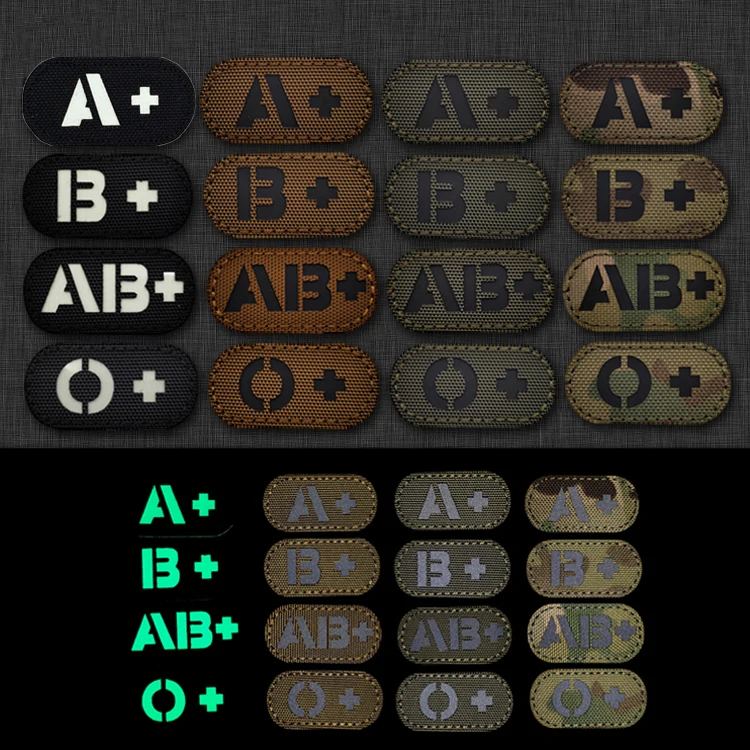 Blood Type Stamp IR Infrared Reflection A+B+AB+O+Identification Stamp Mini Hook and Loop Patch Tactical Pack Placement
Blood Type Stamp IR Infrared Reflection A+B+AB+O+Identification Stamp Mini Hook and Loop Patch Tactical Pack Placement