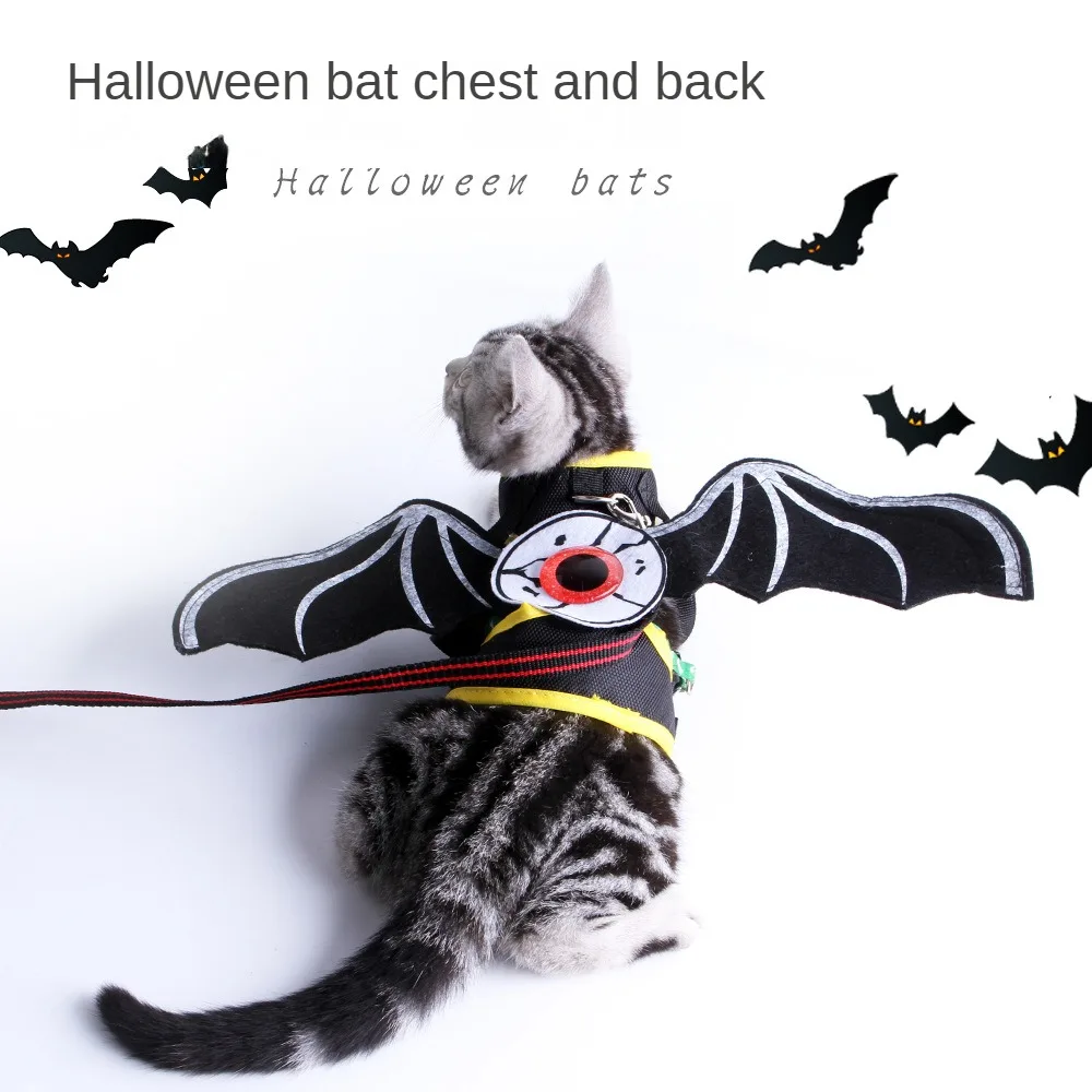 2023 New Halloween Bat Eyes Chest and Back Collar Spooky Dress Up Cat Costume Leash Cosplay Pet Halloween Costume Cat Costumes
2023 New Halloween Bat Eyes Chest and Back Collar Spooky Dress Up Cat Costume Leash Cosplay Pet Halloween Costume Cat Costumes