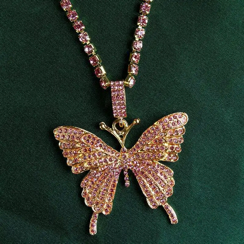 Butterfly Crystal Necklace Exquisite Animal Ladies Pendant To Women's Exquisite Luxury Banquet Birthday Gift Jewelry Wholesale
Butterfly Crystal Necklace Exquisite Animal Ladies Pendant To Women's Exquisite Luxury Banquet Birthday Gift Jewelry Wholesale