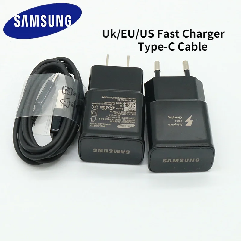 Original Samsung 15W Fast Charger 9V/1.67A charge adapter Type-C Cable For s8 s9 s10+ s20 note10 9 a20 a30s a40 зарядное кабель
Original Samsung 15W Fast Charger 9V/1.67A charge adapter Type-C Cable For s8 s9 s10+ s20 note10 9 a20 a30s a40 зарядное кабель