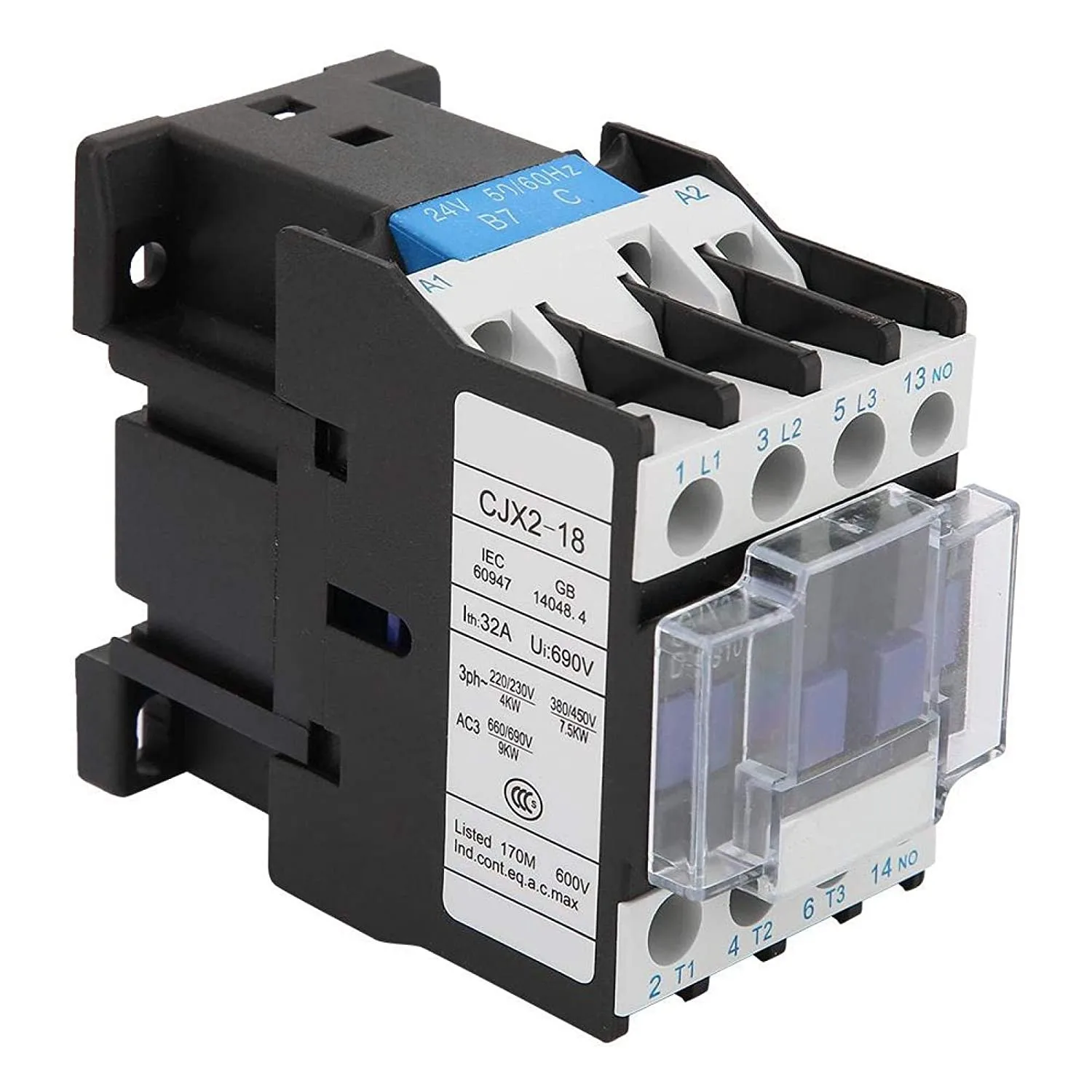 “Safe and Easy to Install AC Contactor CJX2 1810 24V 50Hz 660V 32 Amp for Electrical Equipment Management”
“Safe and Easy to Install AC Contactor CJX2 1810 24V 50Hz 660V 32 Amp for Electrical Equipment Management”