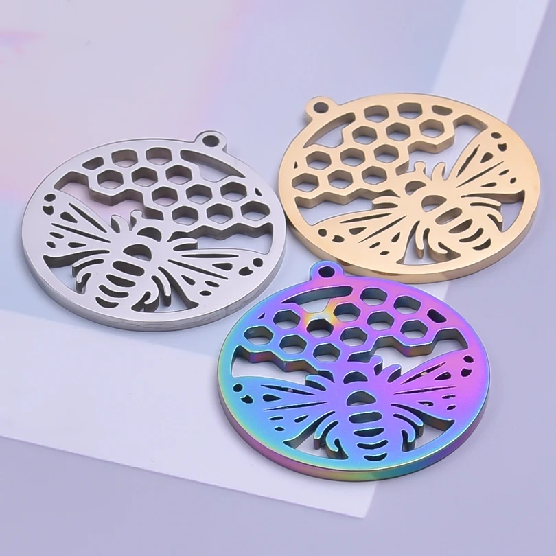 6pcs/lot Honeycomb Bee Jewelry Stainless Steel Charms Pendants Jewelry Making Finding Souvenirs Gift Dropshipping
6pcs/lot Honeycomb Bee Jewelry Stainless Steel Charms Pendants Jewelry Making Finding Souvenirs Gift Dropshipping