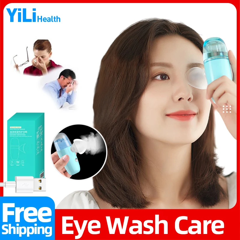 Eye Washer Care Nano Mist Sprayer Apply To Eye Dry Pain Itchy Relief Bloodshot Eyes Eyesight Improvement Eyestrain Usb Charging
Eye Washer Care Nano Mist Sprayer Apply To Eye Dry Pain Itchy Relief Bloodshot Eyes Eyesight Improvement Eyestrain Usb Charging