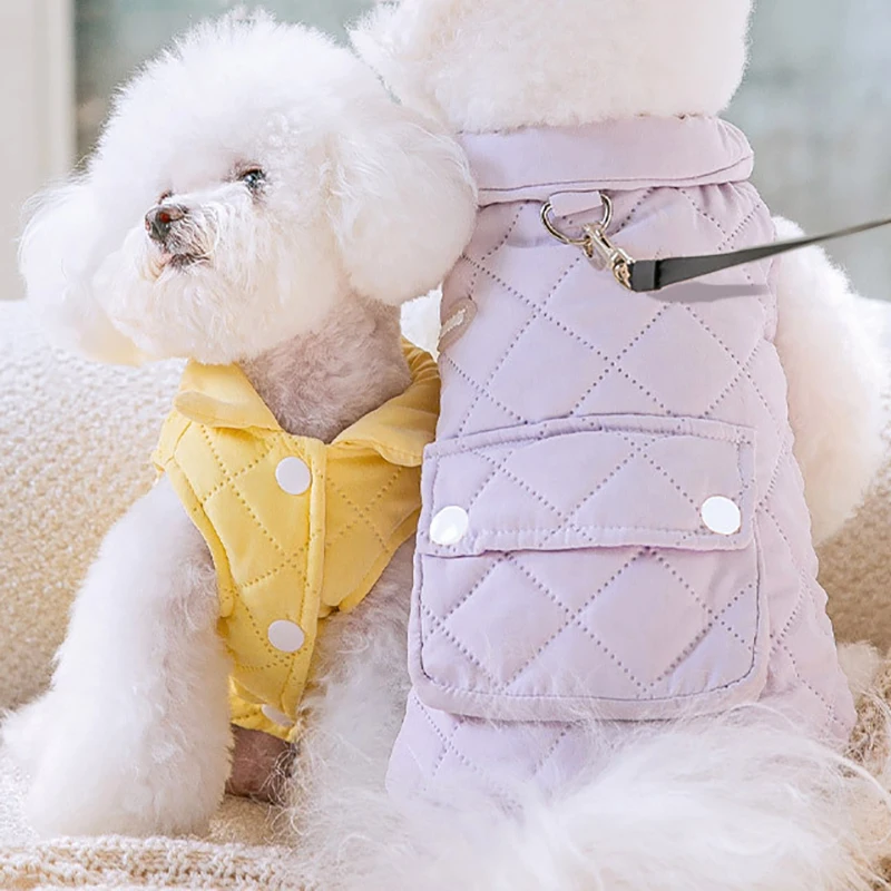 

Dog Coat Winter Warm Waterproof Jacket Puppy Vest Outdoor Pet Windproof Dog Clothes For Cold Weather Soft Vest Chihuahua