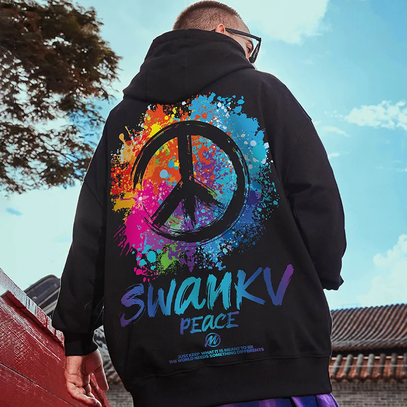 Oversize European and American Fashion Brand Fat Hooded National Fashion Loose-Fitting plus Size Large Size Men's Hoodie
Oversize European and American Fashion Brand Fat Hooded National Fashion Loose-Fitting plus Size Large Size Men's Hoodie