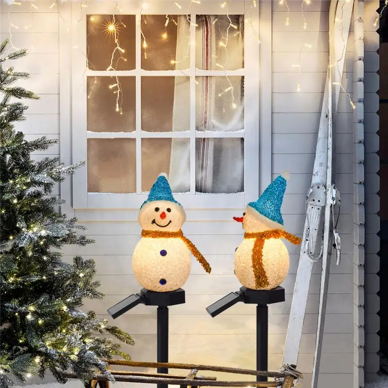 Christmas Snowman LED Lights Solar Charging Garden Decoration Waterproof Light Outdoor Post Lamp Lawn Landscape Solar Lighting
Christmas Snowman LED Lights Solar Charging Garden Decoration Waterproof Light Outdoor Post Lamp Lawn Landscape Solar Lighting