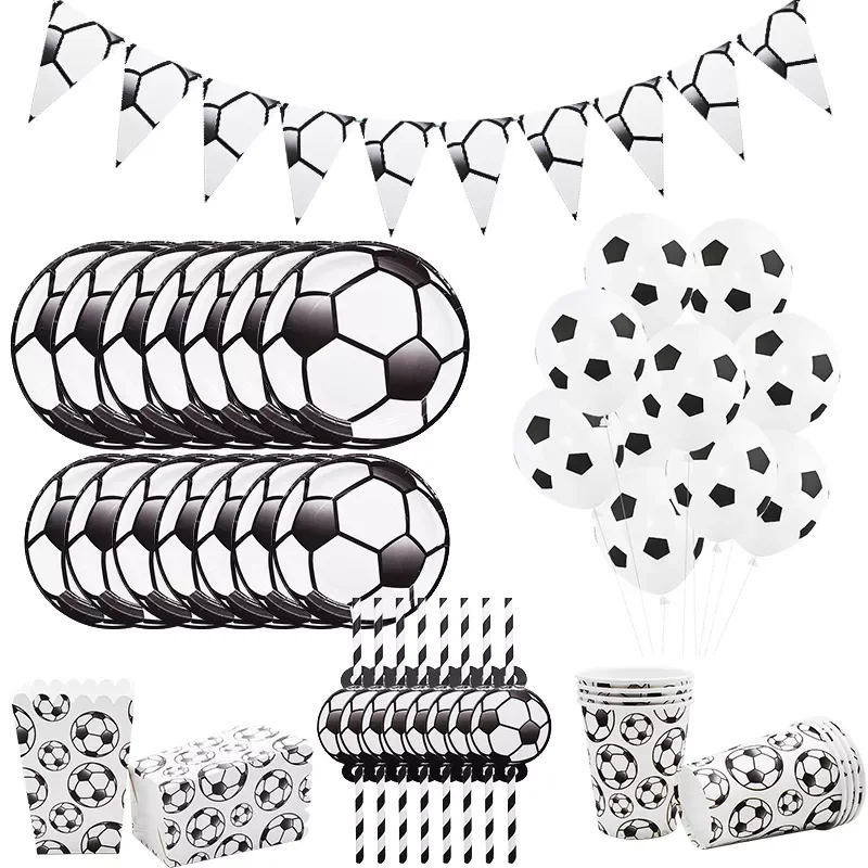 NEW2022 Football Theme Birthday Party Tableware Sets Plates Napkin Cups Straw Kids Favor Boys Birthday Party Decorations
NEW2022 Football Theme Birthday Party Tableware Sets Plates Napkin Cups Straw Kids Favor Boys Birthday Party Decorations